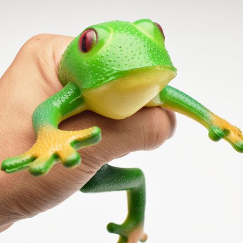 Jouets De Simulation De Grenouille Pour Enfants, Anti-Stress, Anti-Stress, En Caoutchouc Souple, Sensoriel
