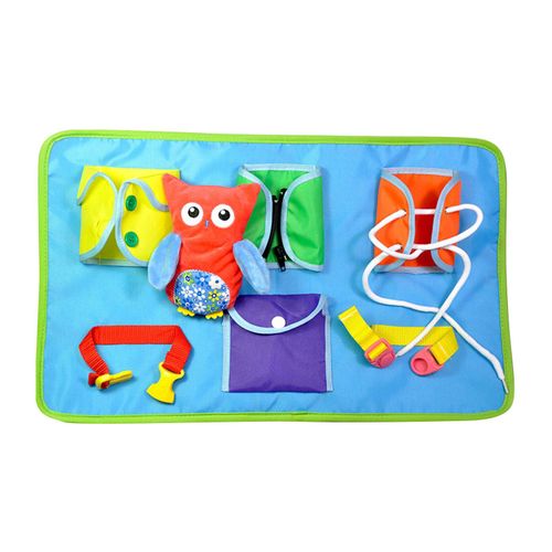 Jouets Montessori Pour Bébés, Livres En Tissu Doux 3d Pour Tout-Petits, Livre Opposé, Calme, Robe, Hibou, Kit De Jouets Éducatifs Précoces