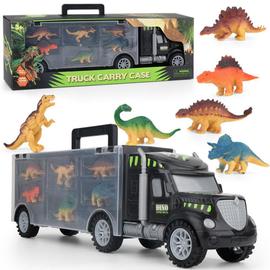 Aoskie Dinosaure Jouet Camion de Transporteur Jouet avec Lumière