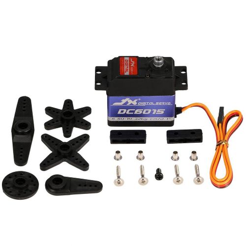 Engrenage Métallique, 4.8-6.6v, 15kg, 0.10 Sec, Grand Couple, Servo Numérique Pour Voiture Rc, Robot, Avion, Accessoires
