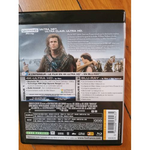 Braveheart - 4k Ultra Hd + Blu-Ray