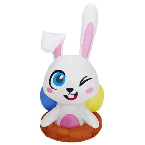 Modèle De Décoration De Pâques Avec Lumière Led, Joli Lapin, Jouets Pour La Maison, Le Jardin, Les Fêtes En Plein Air