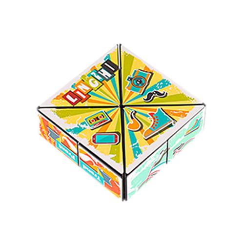 Infinity Flip Magic Cube Puzzle Magnétique, Une Variété De Jouets Avec Un Outil De Forme Illimité Pour Enfants Et Adultes, Décompression Pour Le Stress