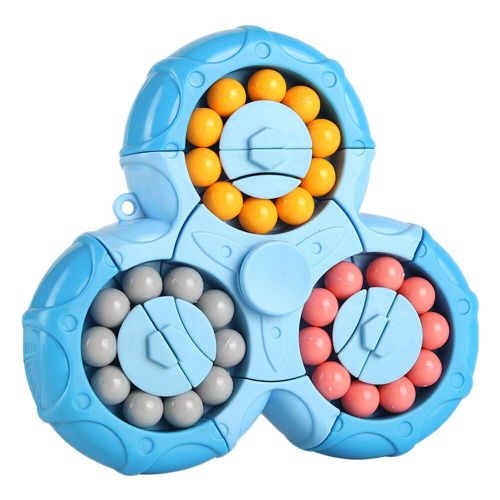 Jouets Fidget Cube De Haricots, Jouets Gyroscopiques À Décompression Rotative Du Bout Des Doigts, Jouets Antistress Pour Enfants Et Adultes