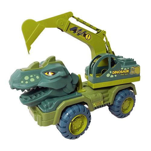 Camion Dinosaure Pour Enfants, Jouet Surdimensionné À Inertie, Véhicule D'Ingénierie Automobile, Pelle, Véhicule D'Ingénierie Lisse Et Sûr