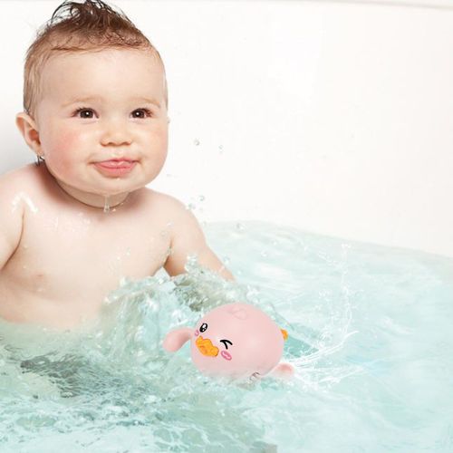 Salle De Bain Douche Bébé Horloge Natation Enfants, Jeu D'Eau Mignon Petit Canard, Jouets De Baignoire Pour Enfants, Cadeaux Pour Tout-Petits