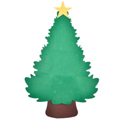 Pendentifs D'Arbre De Noël En Feutre, Décoration Murale Suspendue, Autocollants, Ornements De Noël, Jouets Pour Enfants, Bricolage, Décoration De Maison