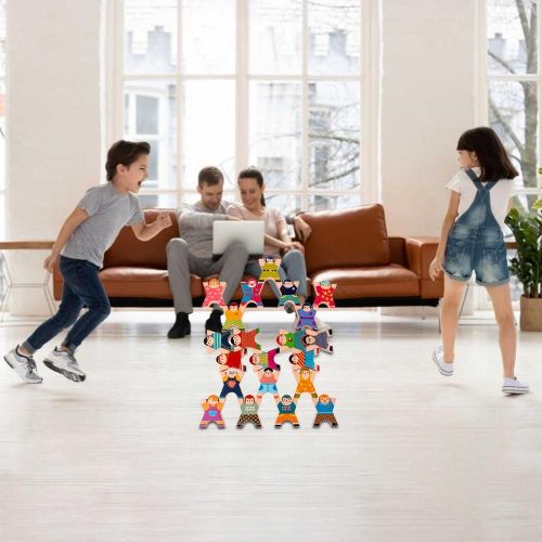Hercules Acrobatique, Jeu D'Empilage, Puzzle Amusant, Jouets D'Assemblage Pour Enfants, Cadeau De Noël, Blocs Montessori
