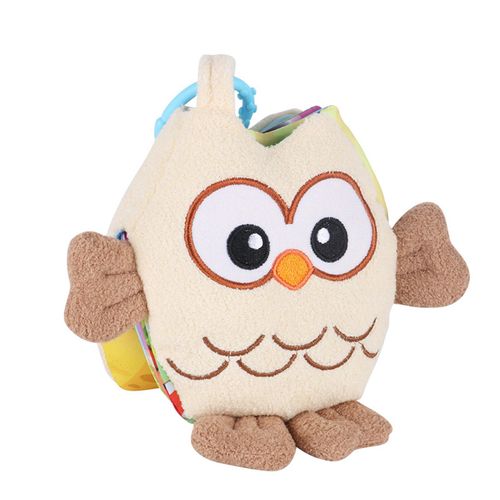 Livre En Tissu Pour Nouveau-Né, Hibou En Peluche, Jouets D'Apprentissage Pour Enfants, Cadeau De Noël Et D'Anniversaire