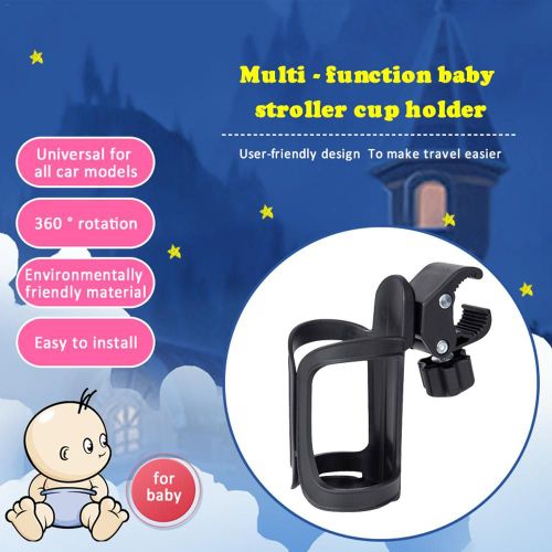 Porte-Gobelet Pour Poussette De Bébé, Porte-Bouteille Universel Rotatif 2019 Pour Landau, Mallette De Transport Pour Bouteille De Lait, Chariot, 360