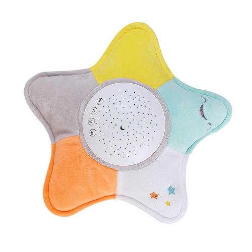 Machine À Sons En Peluche Pour Bébé, Projecteur D'Étoiles De Mer, Veilleuse, Jouets Pour Enfants, Pentagramme, Ciel Étoilé, Musique