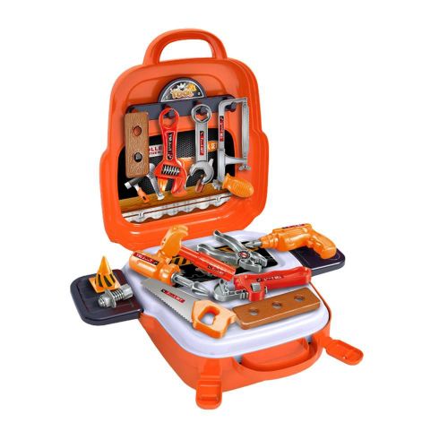 Kit D'Outils D'Établi Pour Enfants, Kit D'Outils D'Apprentissage Avec Étui Pour Garçons Âgés De 2 À 4 Ans, Kit D'Outils De Fixation Préscolaire 22 Pièces