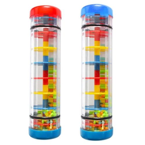 Bâton De Pluie, Sablier Arc-En-Ciel, Jouet Musical, Son Pour Enfants, Instrument Éducatif Amusant Pour Bébé,