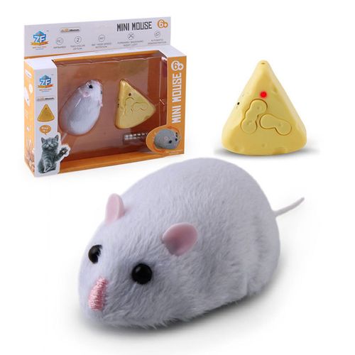 Souris Électronique Télécommandée Pour Chat, Jouet Interactif, En Peluche, Émulation, Batterie Intégrée