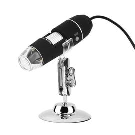 Microscope numérique USB caméra grossissante 1600X 8 led avec support loupe  d'inspection portative