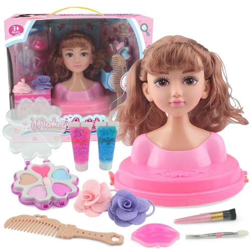 Ensemble De Jouets De Maquillage Pour Enfants, Peigne À Cheveux, Coiffure, Princesse