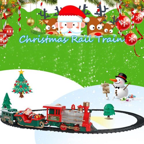 Petit Train Pour Enfants, Jouet Électrique, Musique Légère, Train De Noël, Jouets Pour Bébés, Décorations Pour La Maison