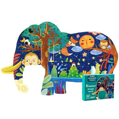 Puzzle Éducatif Montessori, Dinosaure, Éléphant, Hippocampe, Jouets Pour Enfants, Cadeau De Noël Et D'Anniversaire