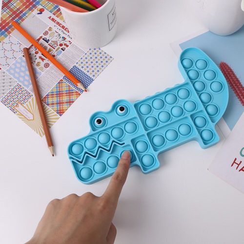 Jouet De Réduction De Pression Pour Enfants, Crocodile Amusant, Anti-Stress, Fossette, Bulle Sensorielle Pour Autisme