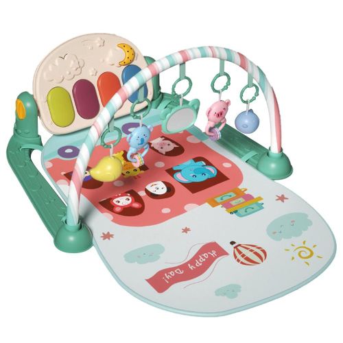 Tapis De Jeu Pour Bébé Avec Lumières Led, Support De Musique Avec Assemblage De Pédales, Tapis De Fitness Pour Nourrissons, Accessoires Pour Activités Nouveau-Né