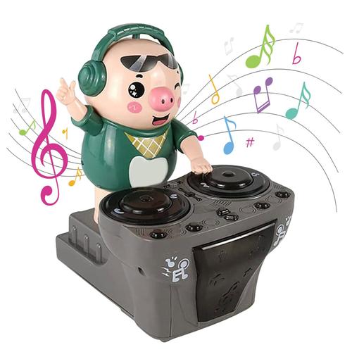 Jouets Musicaux Pour Bébé, Dj Rock Pig, Avec Musique Et Lumière, 3 Effets Sonores, Apprentissage Musical, Jouets De Développement Pour Enfants De Plus De 18 Mois