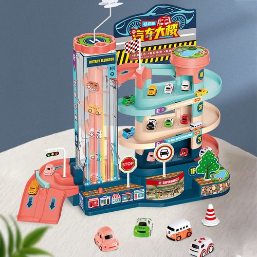 Jouet De Garage Pour Enfants, Jouet De Garage, Durable, Jeux De Voiture Éducatifs, Préscolaire, Cadeau, Construction De Stationnement