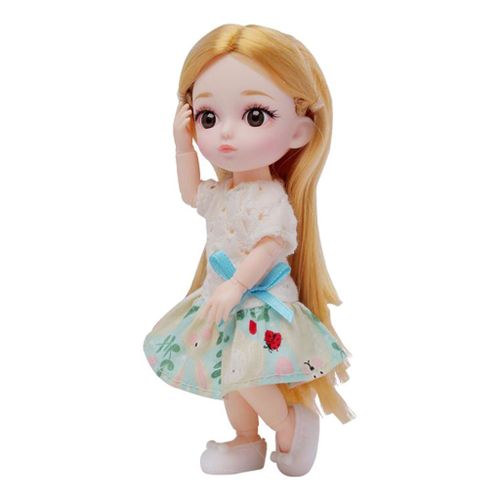 Poupée Bébé 12 Articulations 16cm 1/8, Joli Déguisement Pour Bjd, Jouet Pour Filles, Cadeau Diy