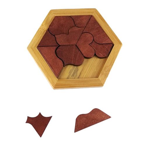 Puzzle En Bois En Forme De C¿Ur Pour Enfants, Éducation Précoce, Cadeau De Noël