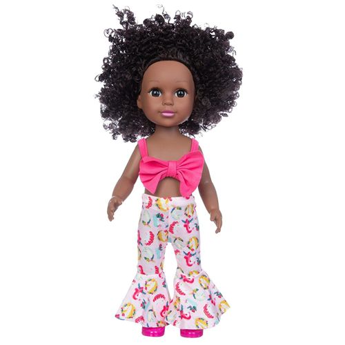 Ensemble De Vêtements De Poupée Noire Pour Bébé Fille, Avec Bandeau, Jouets De Poupées Africaines Réalistes Lavables, Meilleur Cadeau Pour Enfants Filles