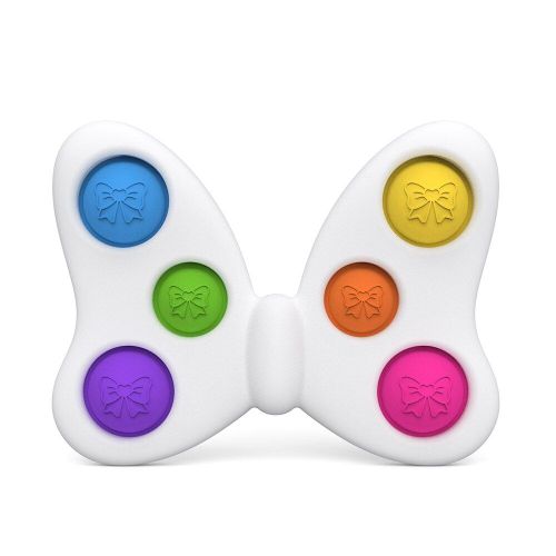 Porte-Clés Sensoriel Anti-Stress En Forme De Papillon Pour Adultes Et Enfants, Jouet Pendentif Amusant, Anti-Stress, Pour Le Bureau