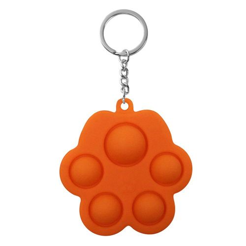 Pendentif En Silicone Avec Patte De Chat, Jouet À Pression Sensorielle, Anti-Stress, Relaxant, Fidget, Soulage Le Stress