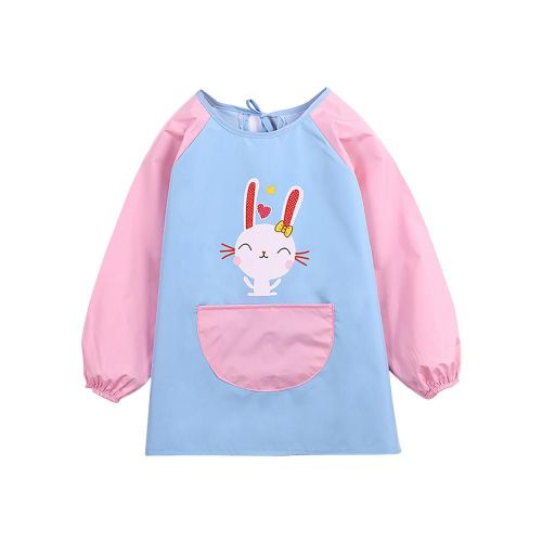 Tablier De Peinture Pour Enfants, Ensemble Avec Manches, Avec Poche Avant, Cuisine, Cuisine, Cuisson, Ensemble De Chef, Alimentation Bébé Bavoir