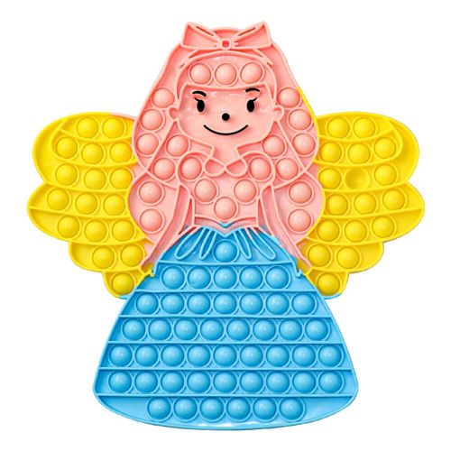 Petite Princesse En Silicone, Décor À Bulles, Puzzle, Relaxant, Anti-Stress, Décompression, Fidget, Jouet, Cadeaux Pour Adultes Et Enfants