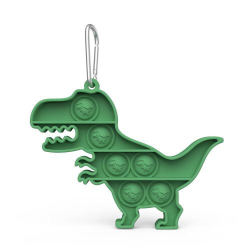 Pendentif Dinosaure En Silicone, Bulle Push Simpl, Jouets Anti-Stress Pour Enfants, Jeu Sensoriel, Décoration Artistique