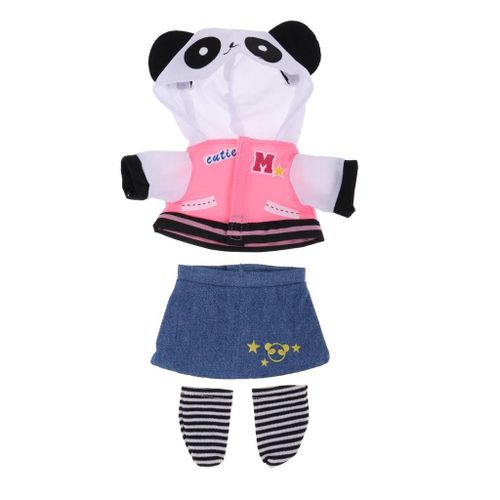 Ensemble De Vêtements Panda 3 Pièces Pour Poupées Mellchan De 25cm, Accessoires De Vêtements