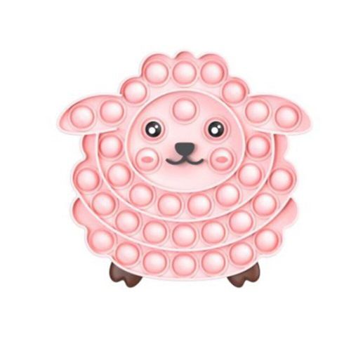 Jouets De Soulagement De L'Autisme En Forme De Mouton, Bulle De Poussée Sensorielle Pour Enfants, Jouet À Presser, Réduit La Tension Et Libère Le Stress