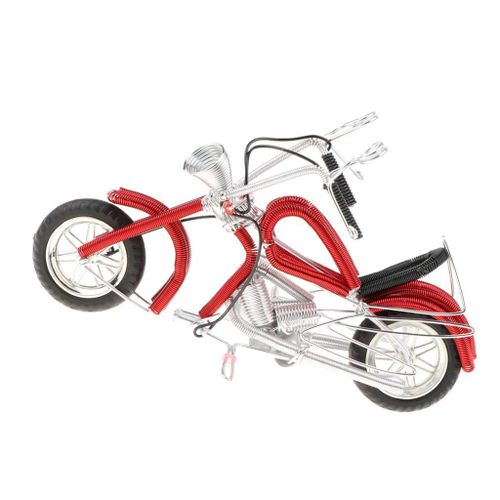 Jouet Artisanal Vintage Pour Enfants, Modèle De Véhicule De Moto, Collection De Décoration Pour La Maison