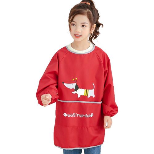 Bavoirs De Dessin Animé Pour Bébé, Imperméable, Tablier À Manches Longues, Smocks D'Alimentation, Manteau De Peinture Artistique Pour Enfants De 6 À 8 Ans, Cadeau