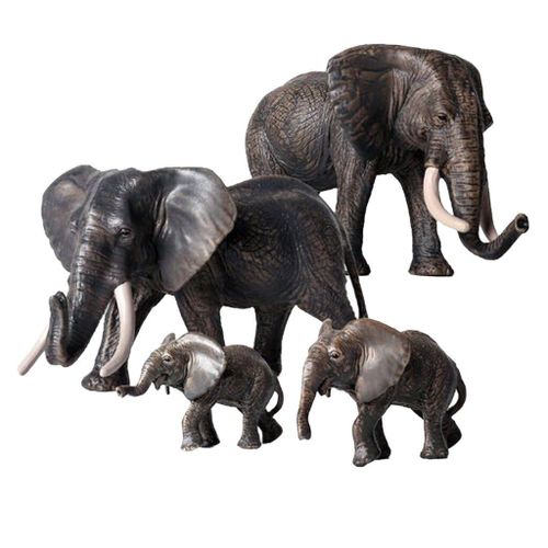 Figurines D'Animaux En Forme D'Éléphant, Jouet Éducatif, Cognitif, Cadeaux De Fête Pour Enfants