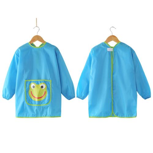 Bavoirs De Dessin Animé Pour Bébé, Tablier Imperméable À Manches Longues, Smock D'Alimentation, Manteau De Peinture Pour Enfants