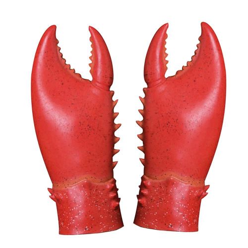 Gants De Cosplay À Griffes De Crabe, 2 Pièces, Amusants, En Latex, Nouveauté 2019, Pour Fête Ou Jeu De Simulation