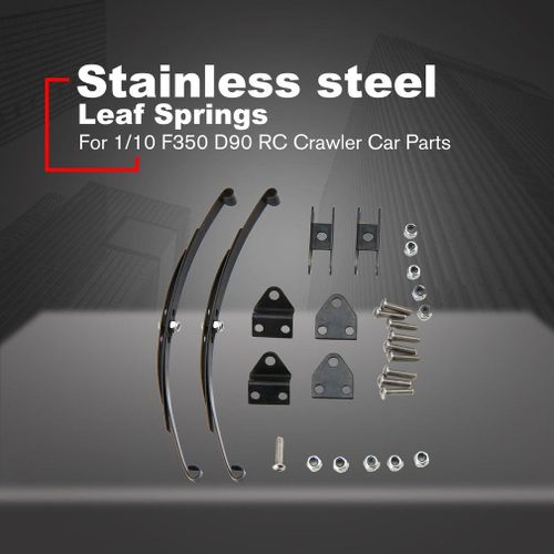Barre De Suspension À Ressort À Lames Dures Pour Camion Axial F350 D90 Rc4wd Tamiya, 2/4 Pièces, 1/10