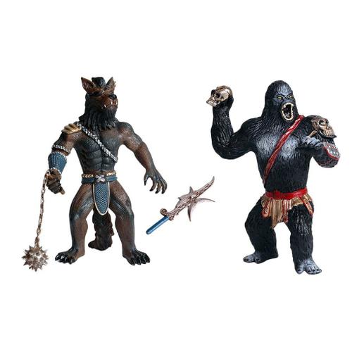 Figurines De Jeu D'Animaux, Figurines De Loup-Garou/Soldat Gorilla, Jouets Pour Enfants, Cadeaux Décoratifs