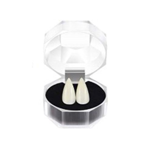 Boîte De Cristal, Accessoires De Fête D'Halloween, Petite Dent De Tigre, Cosplay, Maquillage, Vampire, Zombie, Prothèse En Résine