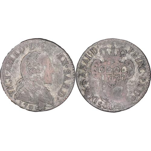 Italie - Duché De Savoie - 1796 - 20 Soldi - Victor-Amédée Ii - Argent 290 - 01-150