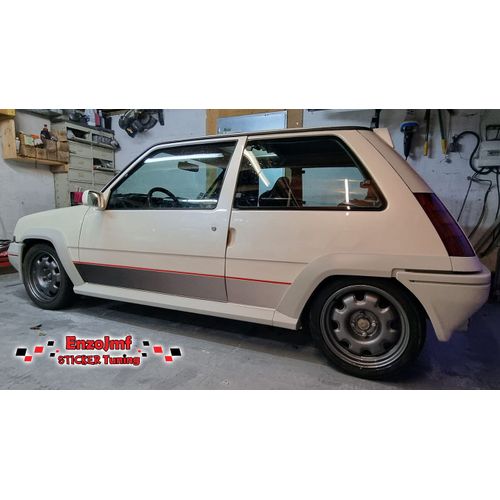 Kit Autocollants R5 Gt Turbo Phase 1 Blanche