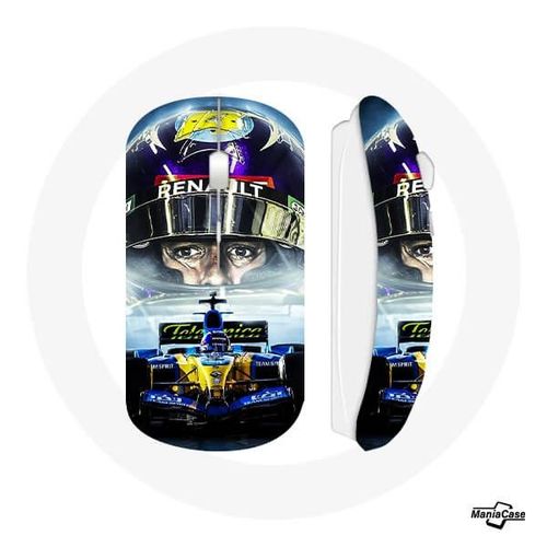Souris Sans Fil Formule 1 Bleu Fernando alonso