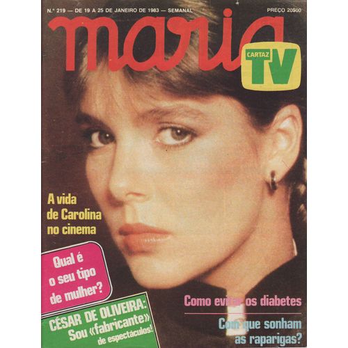 Maria Tv (Edition Portugal) / 19-01-1983 N°219 : Caroline De Monaco (3p) - Maria Joao Bahia (3p) - Fame (3p)