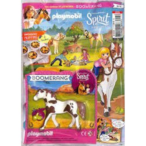 MAGAZINE PLAYMOBIL SPIRIT 5 AVEC SA FIGURINE BOOMERANG ET SA POMME Rakuten