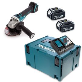 Meuleuse d'angle 18VLXT Ø125 mm (2x3,0 Ah) en MAKPAC - MAKITA DGA506RFJ